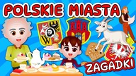 Kazio i POLSKIE MIASTA dla dzieci - Zagadki o Polsce - Film edukacyjny
