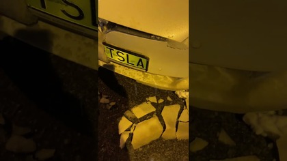 Ale satysfakcjonujące Zdejmowanie lodu z Tesli #tesla #danielgrzyb #zima #elektromobilność