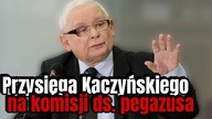 Przysięga Jarosława Kaczyńskiego na komisji ds.  pegazusa