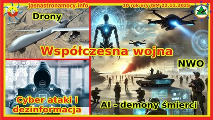 Współczesna wojna Drony Sztuczna inteligencja Cyber ataki i dezinformacja