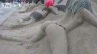 Rzeźba piaskowa z Rio