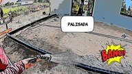 Obstawiamy palisady pod nasz taras z płyt betonowych