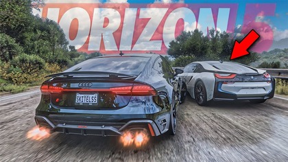 Gracze Playstation 5 w Forza Horizon 5  Tryb Fortnite