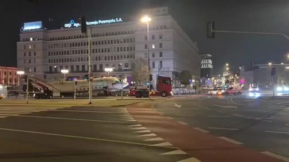 JAK 40 po zamachu z 10.04 2010 na Okęciu oraz inscenizacji w Smoleńsku. 