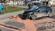 Wypadek na skrzyżowaniu w Żywcu