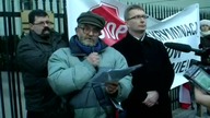 Pikieta przeciw dyskryminacji Polaków na Litwie