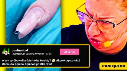 PANI QULOO vs TIKTOK #176! Reakcja na paznokciowe Tik-Toki | Quloo