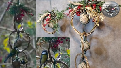 Jak zrobić karmnik dla ptaków z tłuszczowych kul - Pomysły Plastyczne DiY