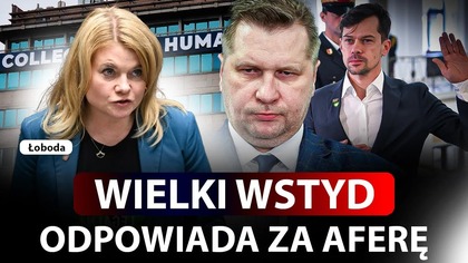 CZARNEK I AFERA COLLEGIUM HUMANUM.  ŁOBODA UJAWNIA: WIEDZIAŁ O WSZYSTKIM!