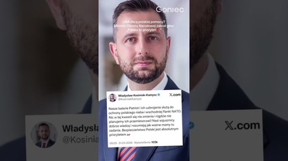 USA CHCĄ POMOCY POLSKI!