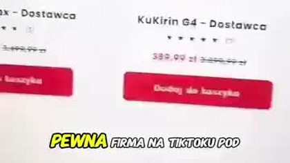 SCAMY Z TIKTOKA - STRIKERY KUKIRINDOSTAWCA HULAJTANIO VOLTOWY KUKIRIN-SKLEP HULAO #scam #tiktok