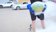 Molten Lava VS Watermelon VS Liquid Nitrogen Experiment