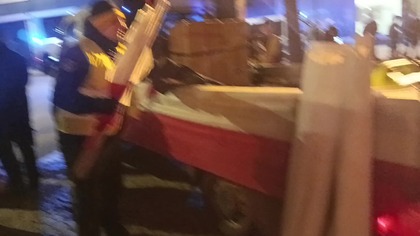 Krótki film przed rozpoczęciem marszu