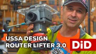 1214.  USSA Design Router Lifter 3. 0 - Genialny projekty DIY do frezarek cylindrycznych