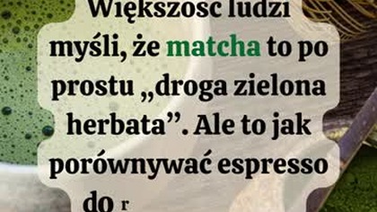  W matchy pijesz cały liść  z całą mocą antyoksydantów, L-teaniny i chlorofilu.
 Efekt? Energia bez nerwowości, głęboka koncentracja, spokojna czujność.
 I smak... kremowy, z umami. Nie potrzebujesz cukru  ciało wie, że to dobre.

 Zrób test: przez 7 dni zamień herbatę (a nawet kawę) na matchę i obserwuj, jak zmienia się Twoje skupienie i energia.

Spróbujesz? 

#matcha
