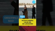 ŁUKASZENKA WITA PUTINA CHLEBEM I SOLĄ #shorts