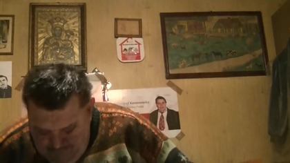 Kononowicz czyta list, major sprzywa pszną rypke bożq