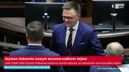 Szymon Hołownia nowym wicemarszałkiem Sejmu [KS Info]