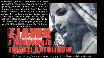 5:26 min.Wielu księży zwiedzionych jest fałszywymi niepotwierdzonymi objawieniami. Słucham ich w wielu rzeczach. Odrzucam to w czym są zwiedzeni