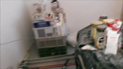 %23Fuga ceramiczna %23Limestone na pododze w kuchni   Duze pytki poozone w karo   Szafarek