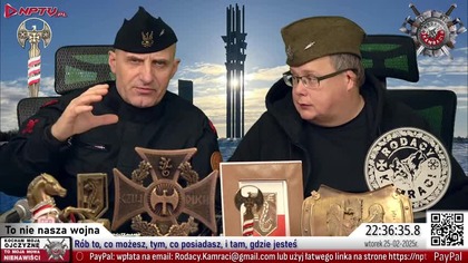 To nie nasza wojna.  Wt.  25. 2. 2025r.  W.  Olszański, M.  Osadowski Rodacy Kamraci NPTV.pl