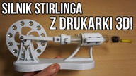SILNIK STIRLINGA Z DRUKARKI 3D! - MyProdżekts #12