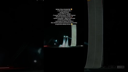 Nowa Tesla Roadster ma specjalne wentylatory, które przysysają ją do nawierzchni  #tesla #roadster