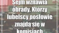 Sejm wznawia obrady.  Którzy lubelscy posłowie znajdą się w komisjach sejmowych?
