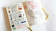 Bullet Journal - mój przegląd października z puchatym gościem