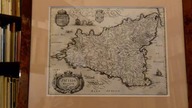 Mateusz Merian Sycylia  rycina z ok  1640 r ., przedstawiająca Sycylię