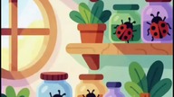 Ladybird Lu talking to the Secret Bug Formula 3