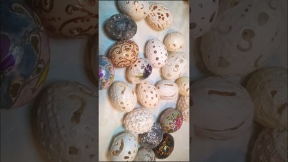 PISANKI z kanału @diy_art_ideas Wesołych Świąt #shorts #diy #wielkanoc