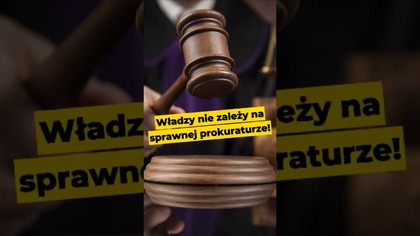 Władzy nie zależy na sprawnej prokuraturze #prokuratura #sądy #sprawiedliwość #rozliczenie #polityka