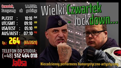 WIELKI CZWARTEK - LOCKDOWN (01.04.2021)