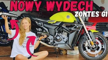 Nowy układ wydechowy SC PROJECT Exhaust ZONTES G1 Scrambler 125/ GK #zontes #g1 #gk