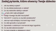 zadawaj pytania część pierwsza dzieciom