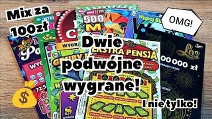 Zdrapki Lotto  Kolejne wygrane!  I to takie podwójne! 