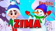  Kazio i Zima - Film edukacyjny.  ZIMA DLA DZIECI : Jak powstaje śnieg? Zwierzęta, ptaki zimą 