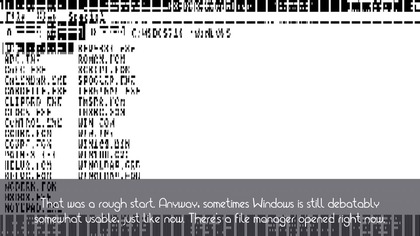 Windows 1.  0 on MS-DOS 7.  10