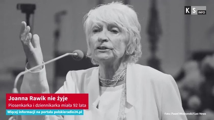 Joanna Rawik nie żyje.  Piosenkarka i dziennikarka miała 92 lata [KS Info]