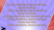 Karaoke for kids - Head, shoulders, knees and toes - slow - key -3 - with backing melody