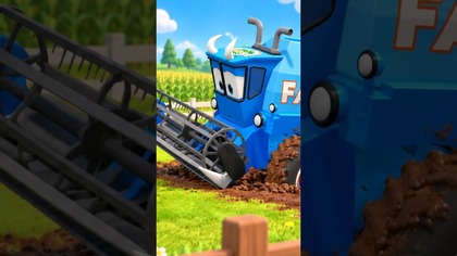 McQueen Tractor Rescue in Deep Mud! 