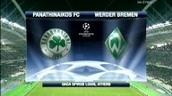Champions League 08/09.  Panathinaikos Ateny - Werder Brema