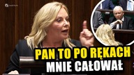 Iwona Hartwich z krzykiem do Kaczyńskiego: Pan mnie kiedyś całował po rękach!