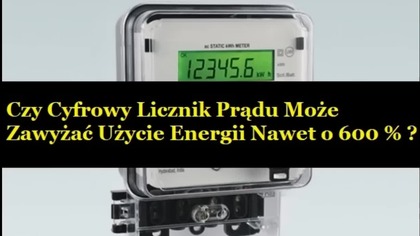 Cyfrowy Licznik Prądu Tauron Zawyża Zużycie Energii ? Cewka Rogowskiego Oszukuje?