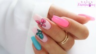 Butterfly nails art tutorial /Cuccio Polska