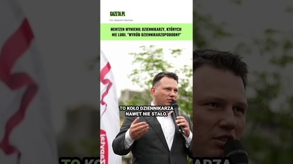 Mentzen wymienił dziennikarzy, których nie lubi.  Taka, co biega za posłami po Sejmie #shorts