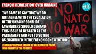 Macron idź sam na ukrainę ...  z napisami pl.  cieńko ...