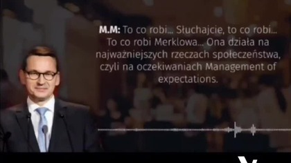 Taśma Morawieckiego to daje do myślenia pobudka Polsko