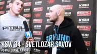 KSW 34 - Svetlozar Savov po przegranej na KSW.